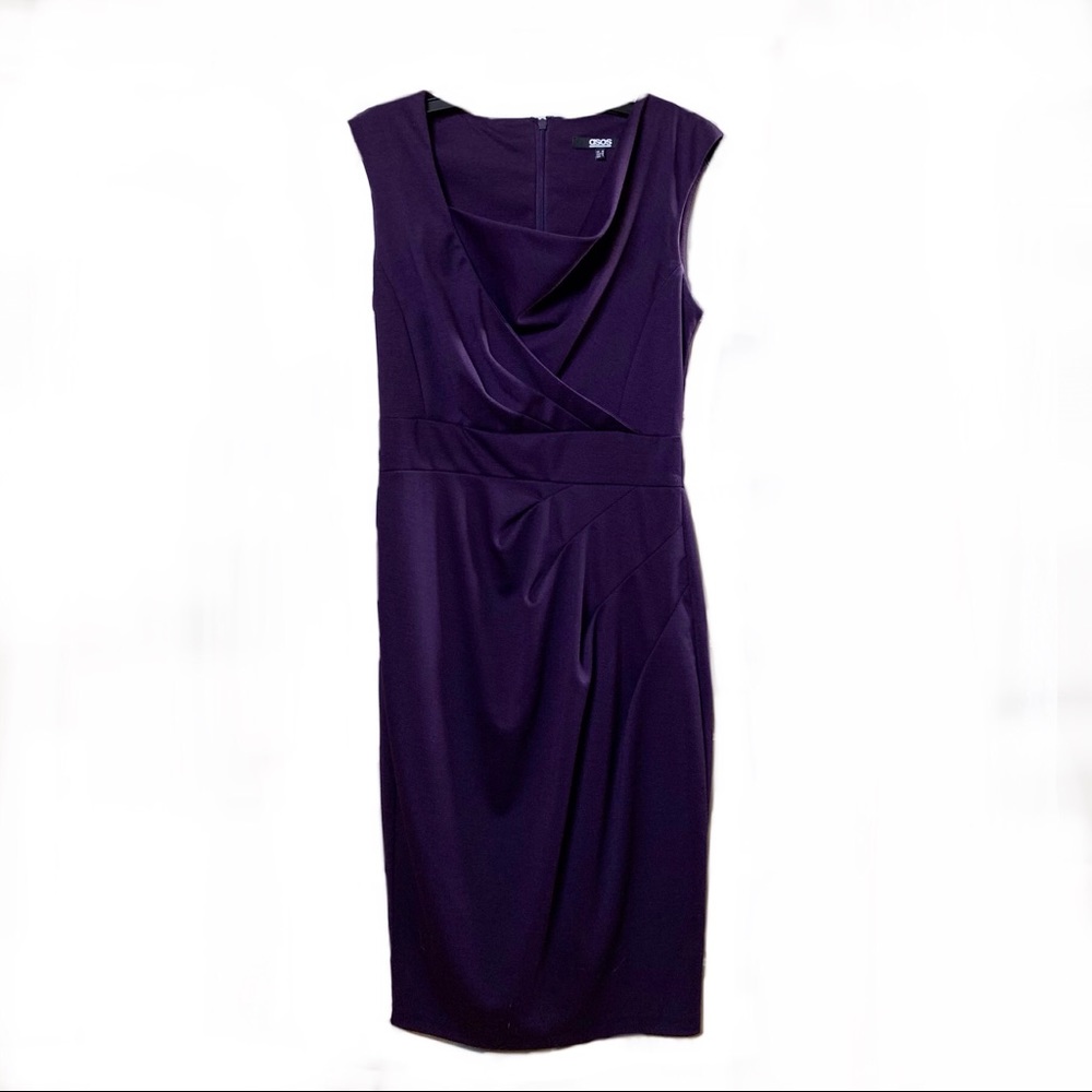 ASOS purple shift dress